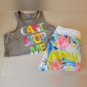 Girls Athletic Summer Bundle. Size 7/8. Tank Top And Shorts